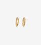 Kin Stone Huggie Hoop Earrings, thumbnail 1 of 5