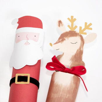 Santa And Rudolph Christmas Crackers, 4 of 6