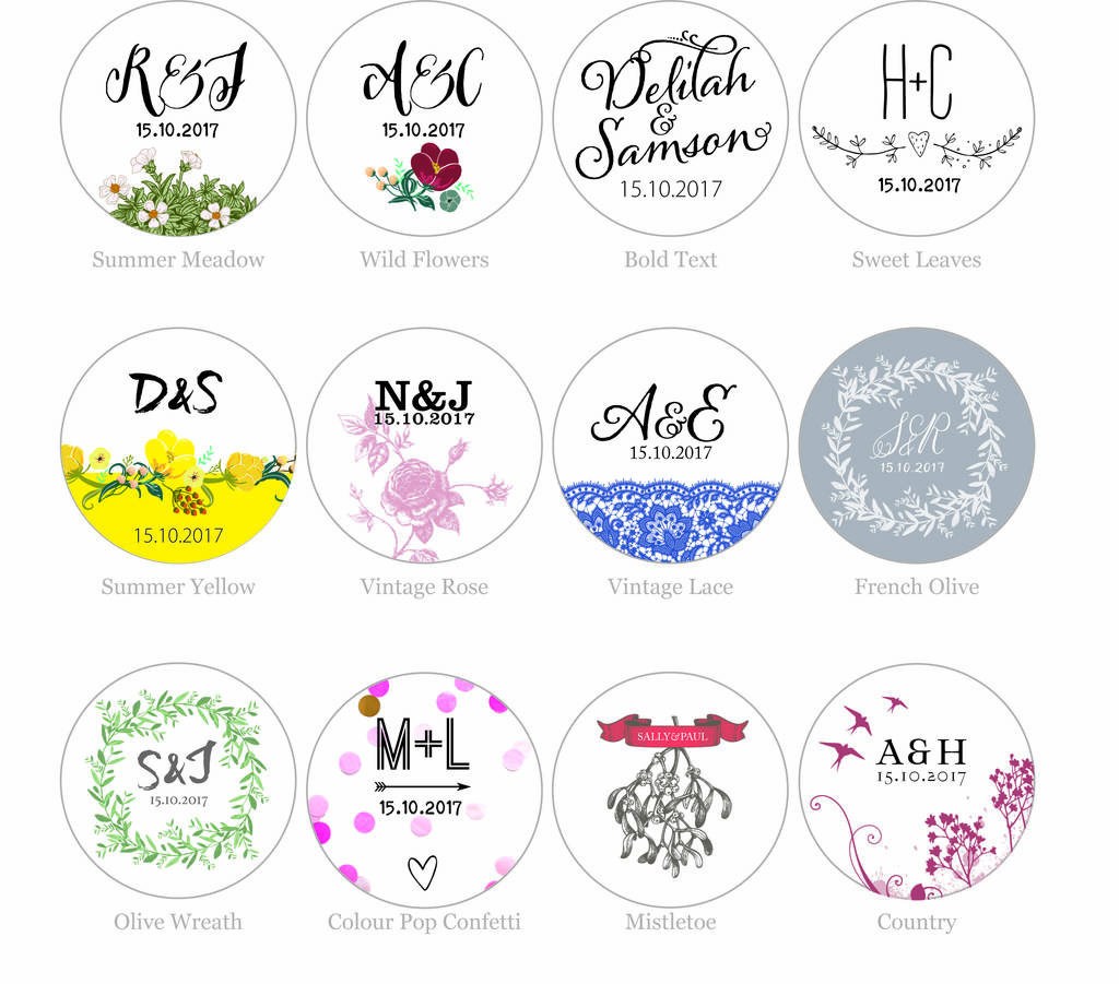 Personalised Envelope Stickers By Tigerlily Paper Goods
