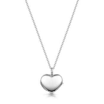 Personalised 925 Sterling Silver Little Heart Locket, 2 of 12