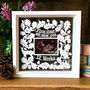 Woodland Baby Ultrasound Scan Photo Papercut Frame, thumbnail 1 of 1