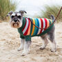 Bright Striped Organic Cotton Dog Jumper, thumbnail 1 of 5