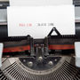 Personalisable Heart Hands Typewriter Art Print, thumbnail 7 of 12