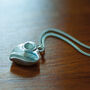 Personalised Heart Hidden Photo Necklace In Sterling Silver, thumbnail 6 of 10