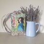 Handmade Lavender Sachet Flower Print Decoration, thumbnail 6 of 6
