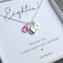 Sterling Silver 18th Birthday Necklace, thumbnail 2 of 6