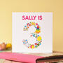 Personalised Child's Age Birthday Card, thumbnail 1 of 10