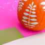 Botanical Fern Halloween Pumpkin Decoration Stickers, thumbnail 3 of 4