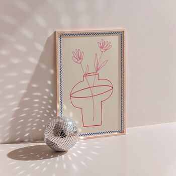 Spring Flowers Minimalist Print, 2 of 3