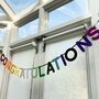 Congratulations Rainbow Celebration Banner, thumbnail 3 of 6