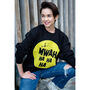 Witch’s Cackle Women’s Halloween Sweatshirt, thumbnail 2 of 4