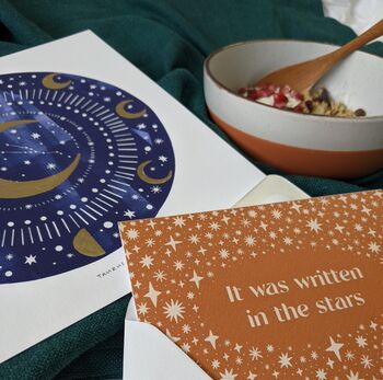 It Was Written In The Stars, Celestial Notelet Card, 2 of 6