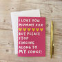 Stop Singing Mummy, Funny Birthday Card For Mum, thumbnail 2 of 2