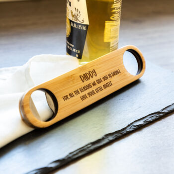 Personalised Bottle Opener Reasons I Give You To Drink, 5 of 6