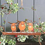 Trio Of Highland Cow Coo's With Baubles, thumbnail 1 of 3