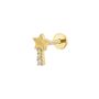 Shining Star Flat Back Cartilage Earring, thumbnail 1 of 5
