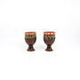 Set Of Two Ceramic Wine Glasses And Jug, thumbnail 3 of 5