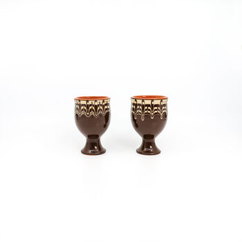 Set Of Two Ceramic Wine Glasses And Jug, 3 of 5