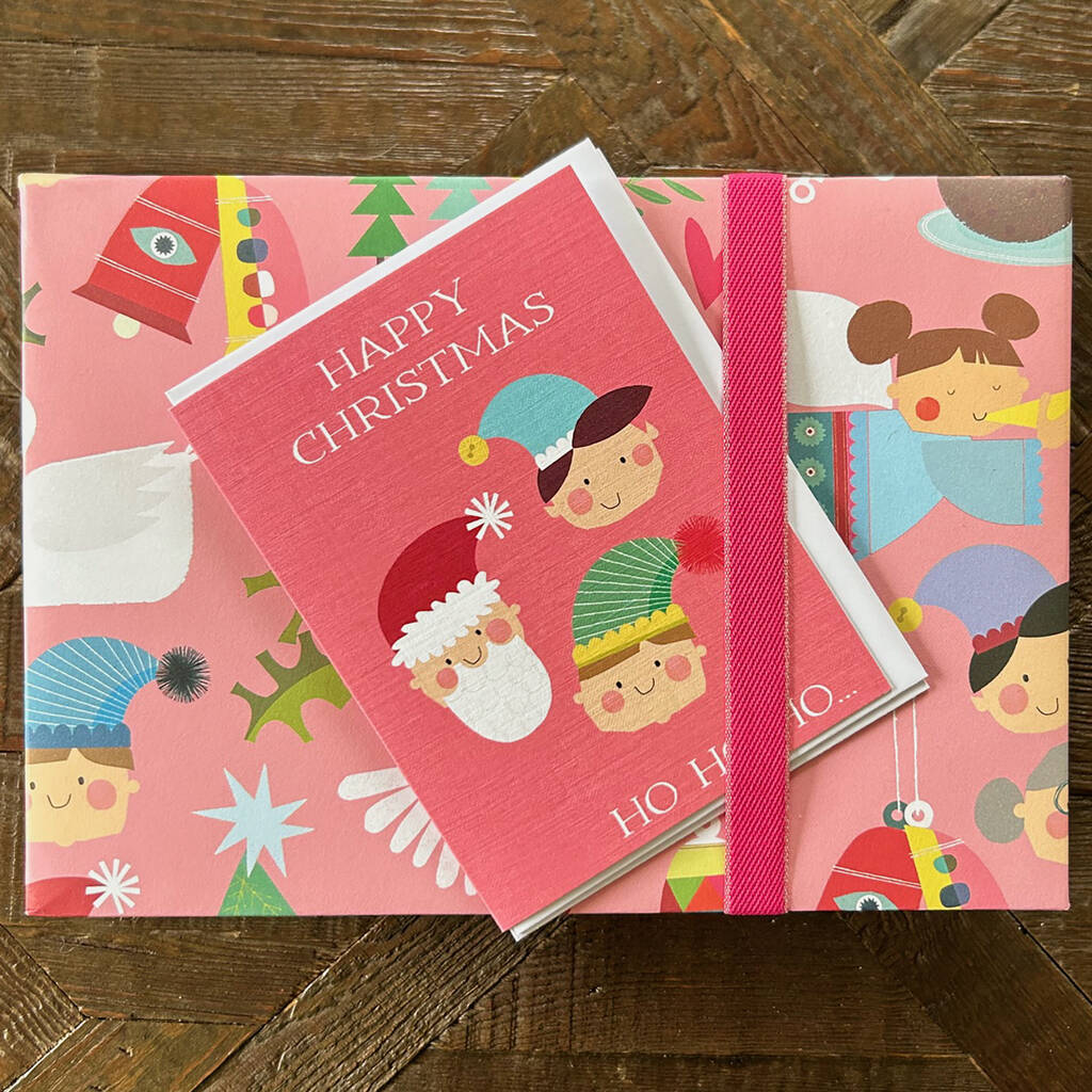 Mini Christmas Faces Card, 1 of 5