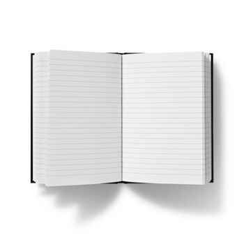 A5 Hardback Notebook Featuring A Zebra Design, 3 of 4