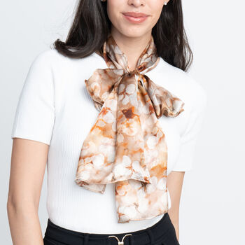 Hydrangeas Long Silk Scarf, 6 of 7