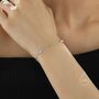 Moonstone Marquise Satellite Bracelet, thumbnail 4 of 12