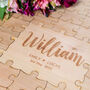 Wedding Guest Book Alternative Personalised Puzzle, thumbnail 2 of 9