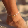 Melati Shell Beaded Anklet Giada Collection, thumbnail 2 of 5