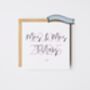 Personalised Wedding Card / Couple To Be Vanilla Card *Colour Options, thumbnail 4 of 6