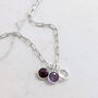 The 'VIP' Friends And Family Birthstone Necklace, Silver, thumbnail 6 of 12