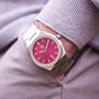 Personalised Wave Watch In Pink, thumbnail 2 of 5