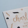 Personalised Wooden Happy Birthday Card, thumbnail 3 of 4