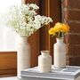 Set Of Three Ceramic Vase For Flowers, thumbnail 1 of 9