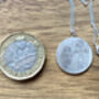 Silver Necklace With Hand Engraved Children's Drawing, thumbnail 4 of 4