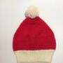 Personalised Knitted Baby Santa Hat, thumbnail 5 of 5