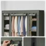 Fabric Wardrobe Portable Clothes Storage Rack, thumbnail 8 of 9