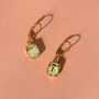 Baguette Huggie Hoop Earrings, thumbnail 3 of 9
