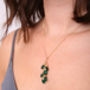 Emerald Quartz Lariat Necklace, thumbnail 1 of 3