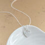 Dainty Heart Fingerprint Charm, thumbnail 3 of 5