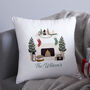 Log Cabin Christmas Cushion, thumbnail 1 of 2