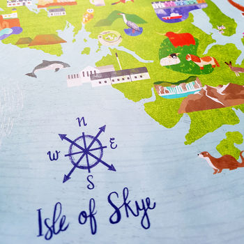 Isle Of Skye Illustrated Map, 3 of 4
