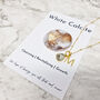 Gold Vermeil Plated Herkimer Diamond Initial Necklace, thumbnail 4 of 8