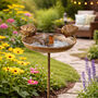 Vintage Robin Bird Bath Feeder Bowl Garden Decor Statue, thumbnail 5 of 8