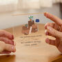 Moved Too Far Acrylic Plaque Gift, thumbnail 1 of 3