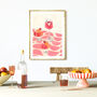 Pink Cocktails Retro Kitchen Print, thumbnail 3 of 8