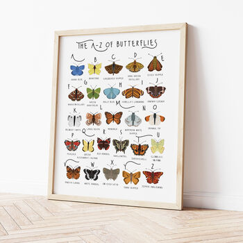 The A To Z Of Butterflies Print, 3 of 6