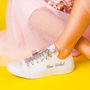 Custom Converse Wedding Shoes With Pearls, thumbnail 1 of 4
