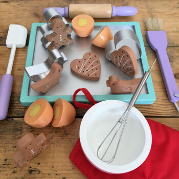 Wooden My Baking Cookie Set With Accessories, 5 of 11