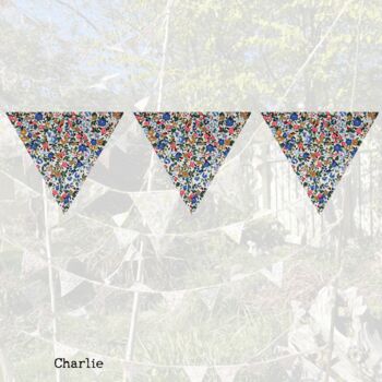 Handmade Floral Fabric Bunting, 8 of 11