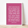 'Explore, Dream, Discover' Inspirational Quote Print, thumbnail 9 of 9